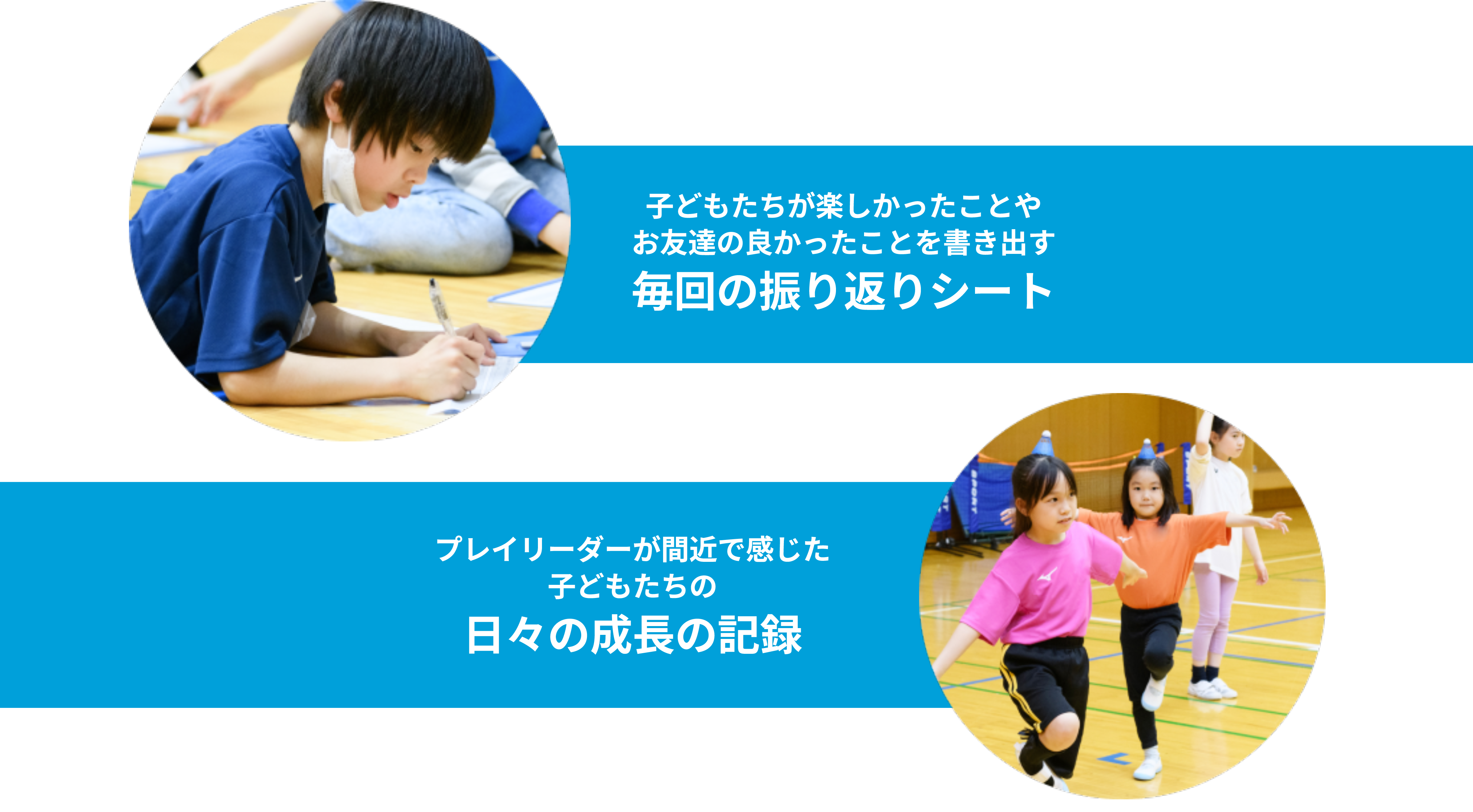 ココロとカラダの成長をていねいに観察しながら進めています！
